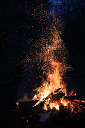 An image of a bonfire.