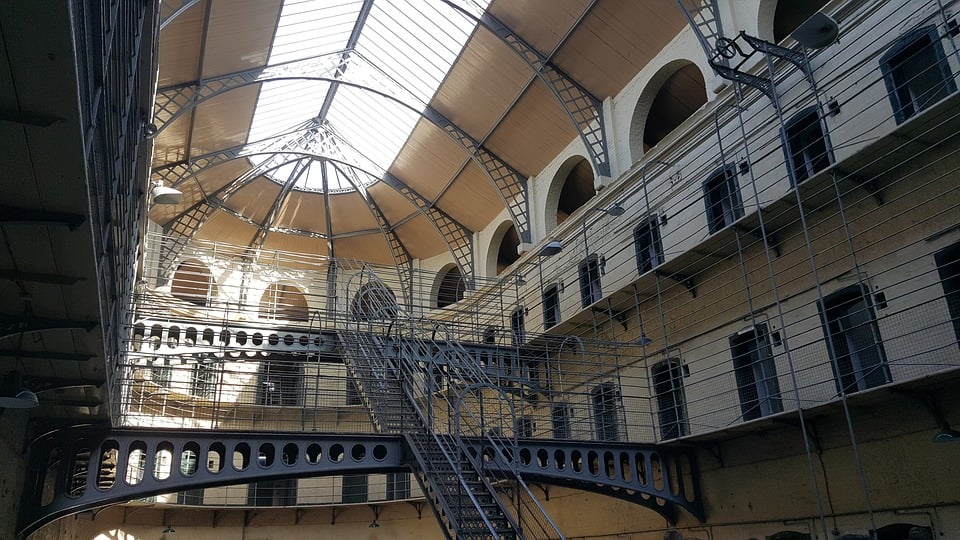 An image of Kilmainham Gaol Prison Dublin