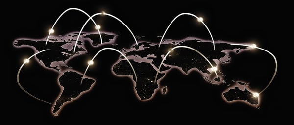Image of globalization and inter-connectedness