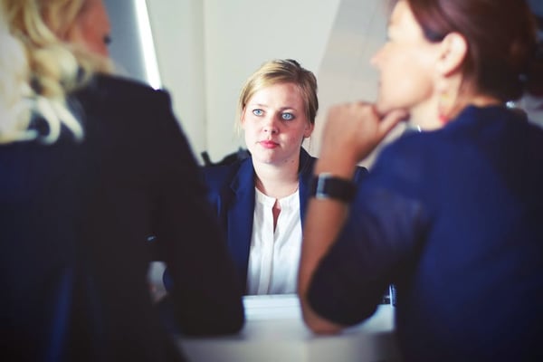 Image of a human resources professional in a meeting