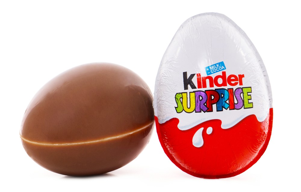 photo of the Kinder Egg candy and toy