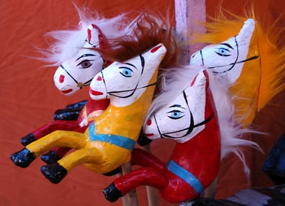 Image of old Mexican toys