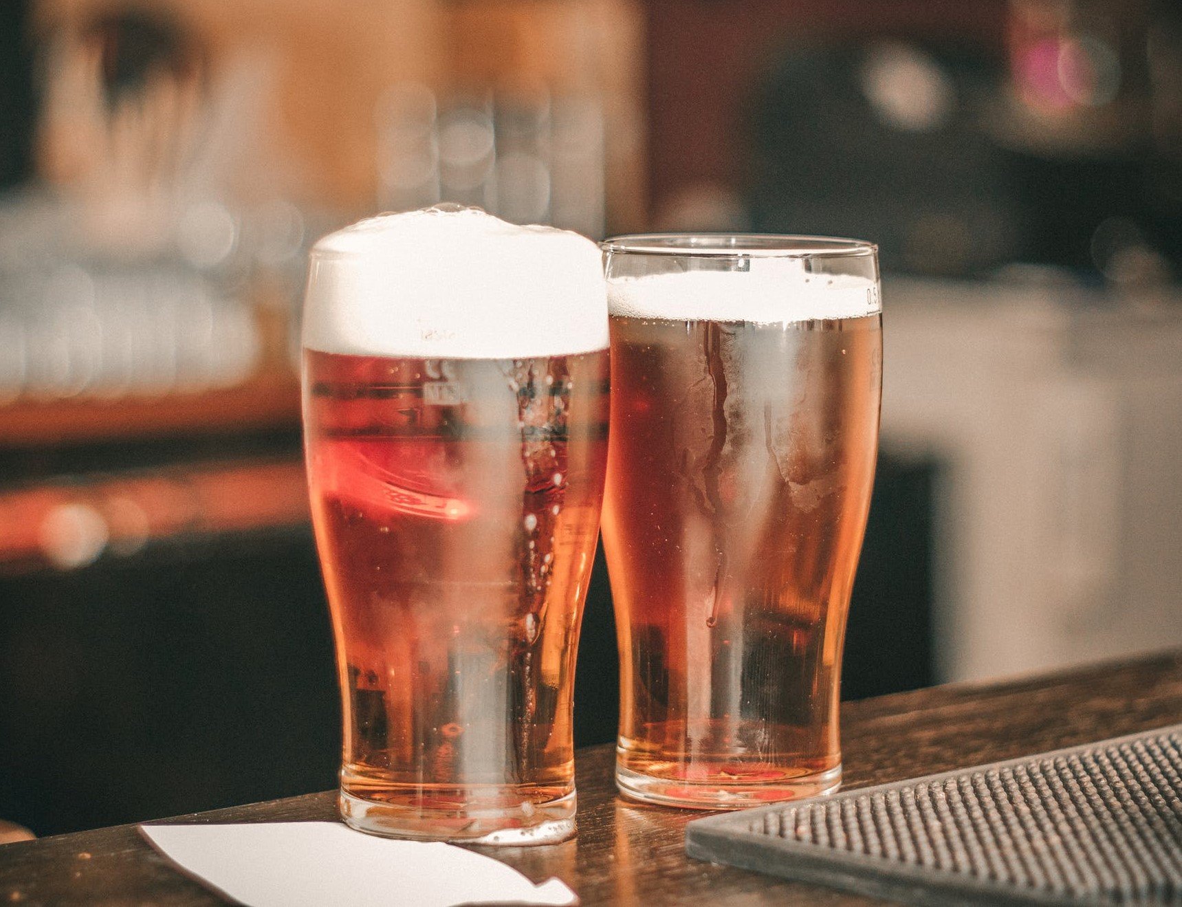 An image of two pints of beer