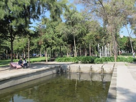 An image of one of Polanco's many parks.