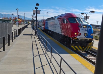 Image of a public transportation train