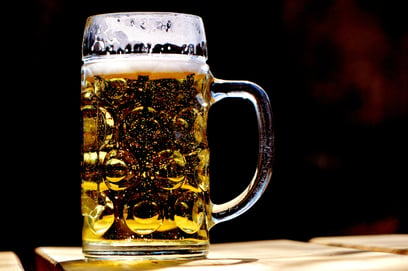 Image of a stein glass
