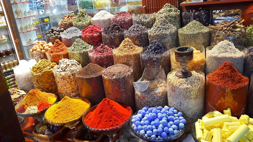 Image of a souk, or market, in the UAE