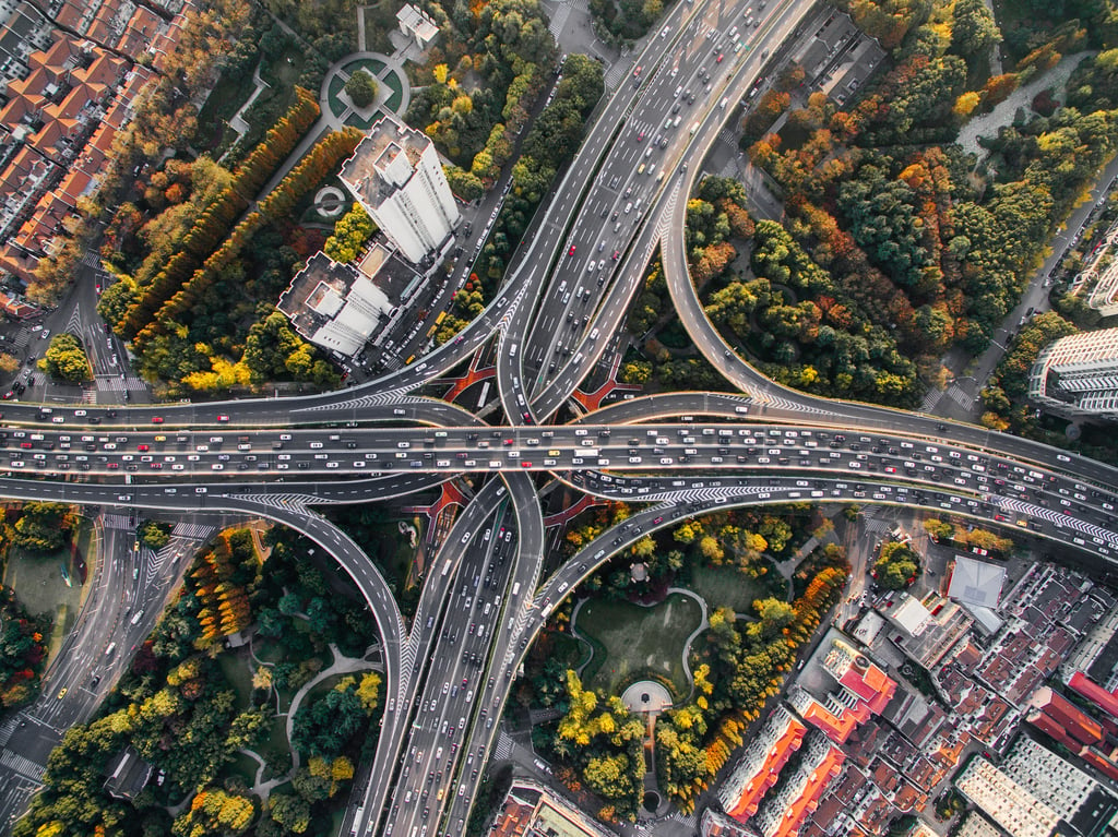 Image of connected roads