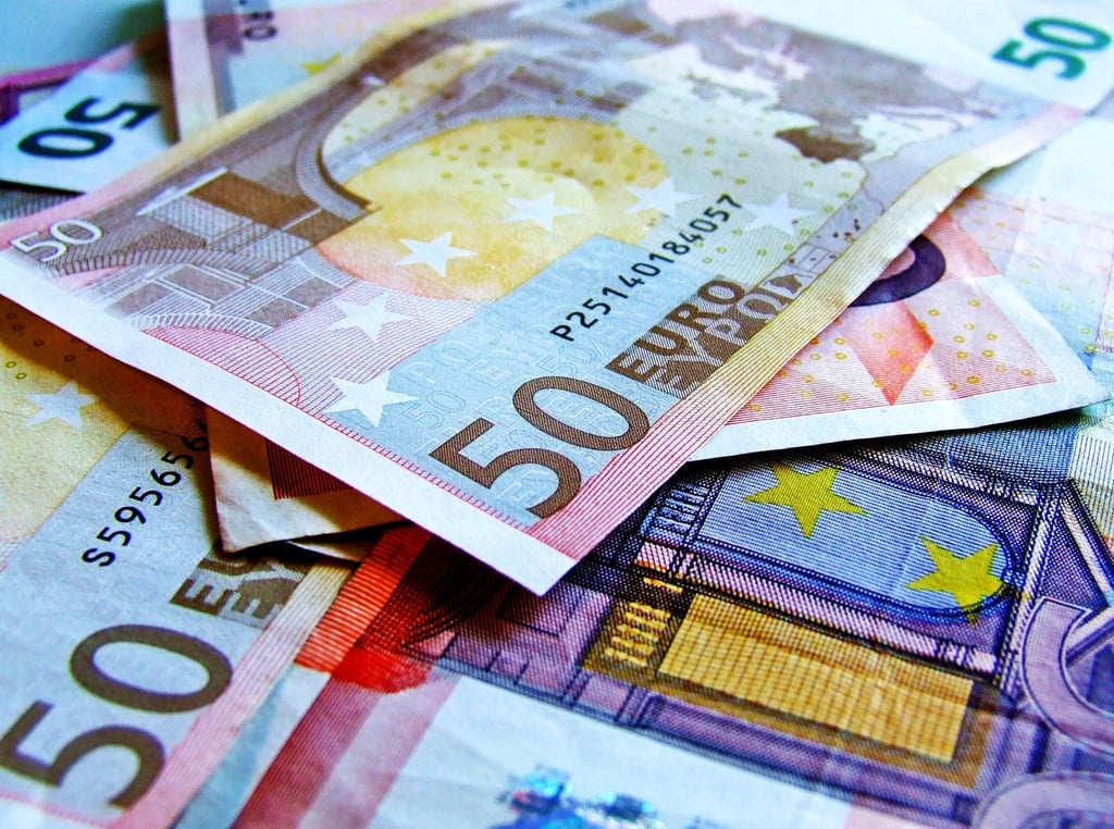 Image of Euros, the currency in Luxembourg