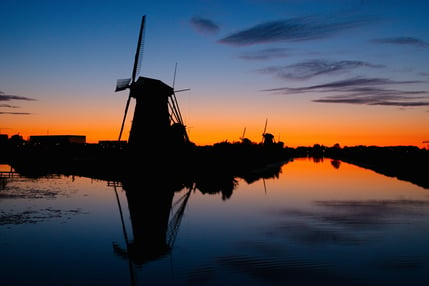 Image of windmills in the Netherlands