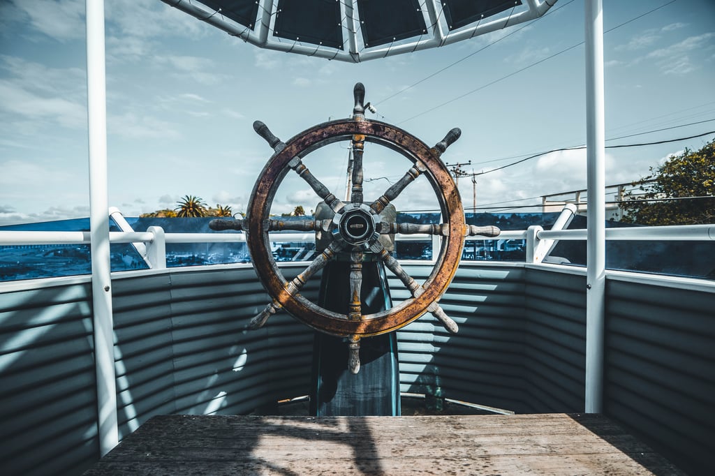 Image of ship navigation tools