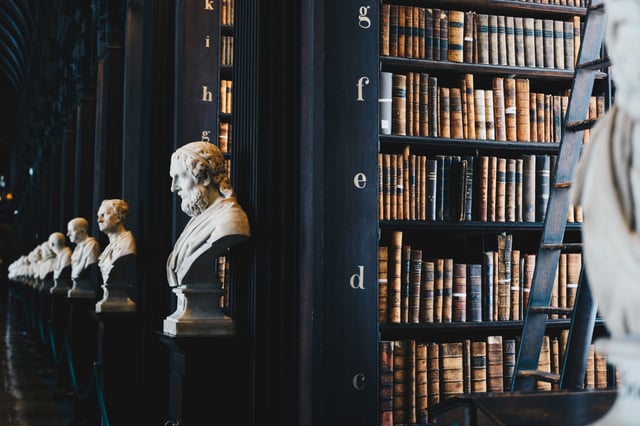 Image of Trinity College Library in Dublin