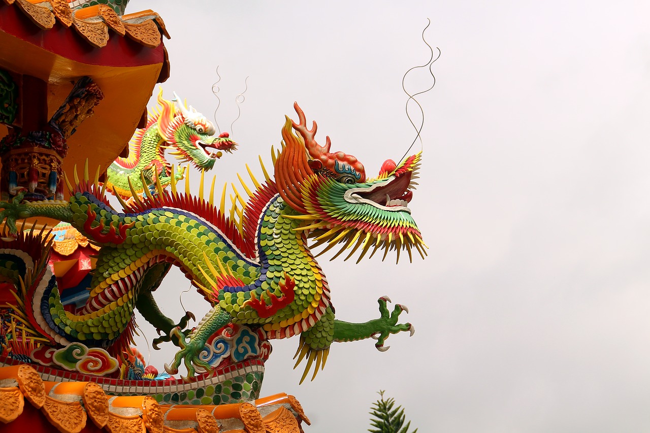 Image of a dragon in Taiwan