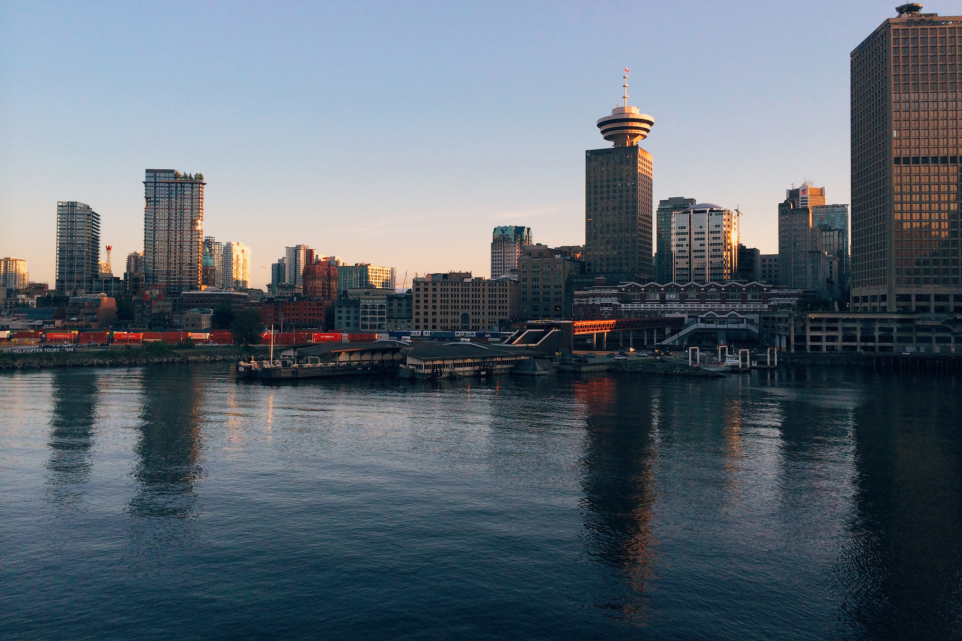 A photo of downtown Vancouver