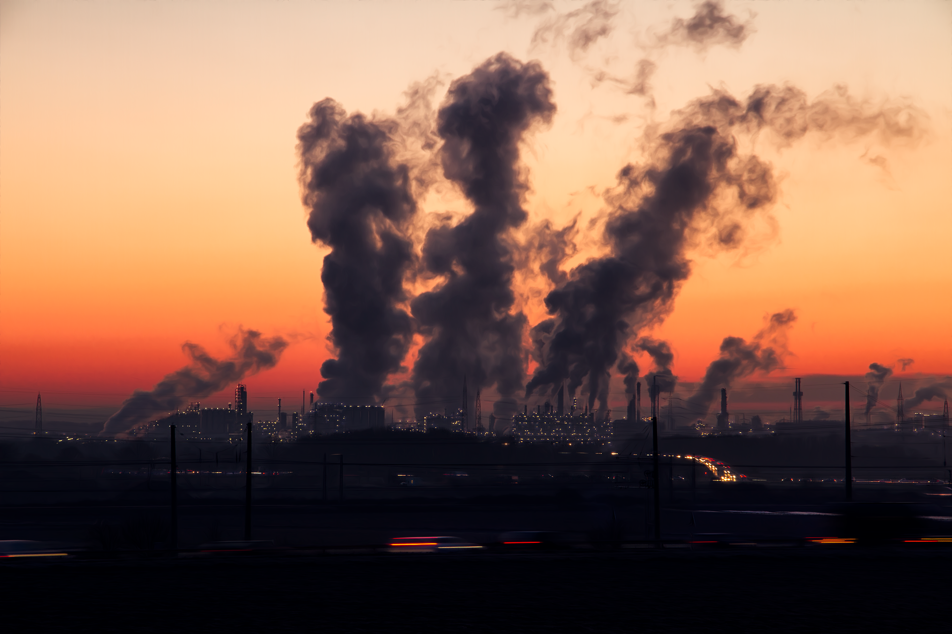 Image of pollution in China