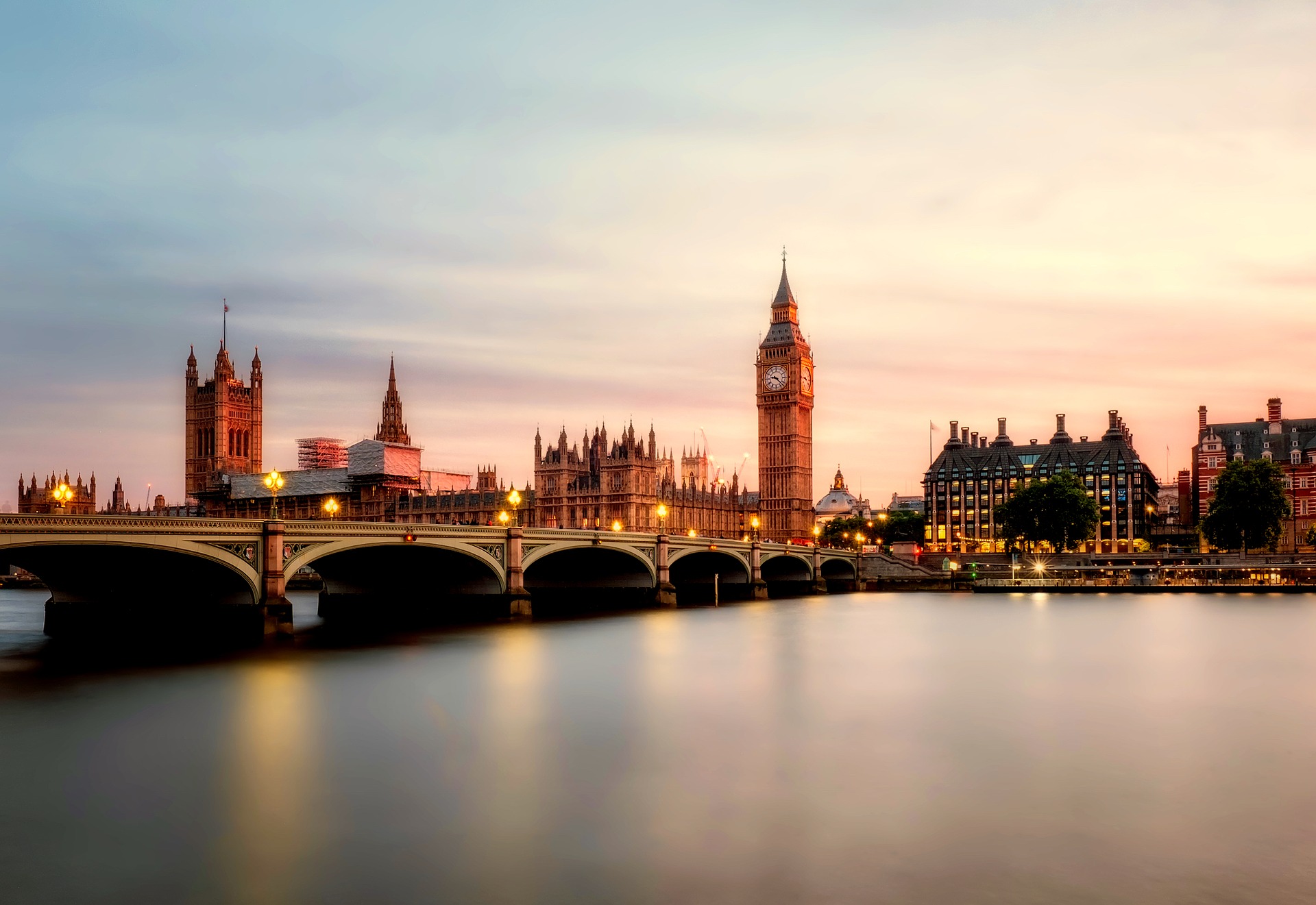 Image of the skyline in London