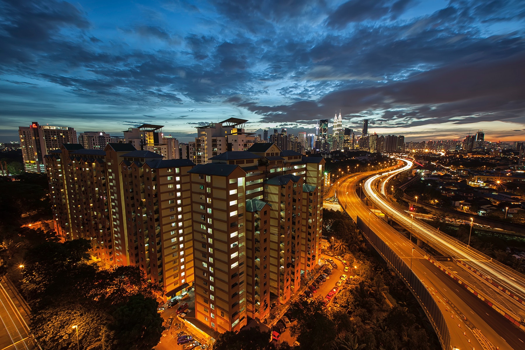 Image of a highway in Malaysia