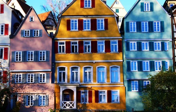 Image of colorful houses