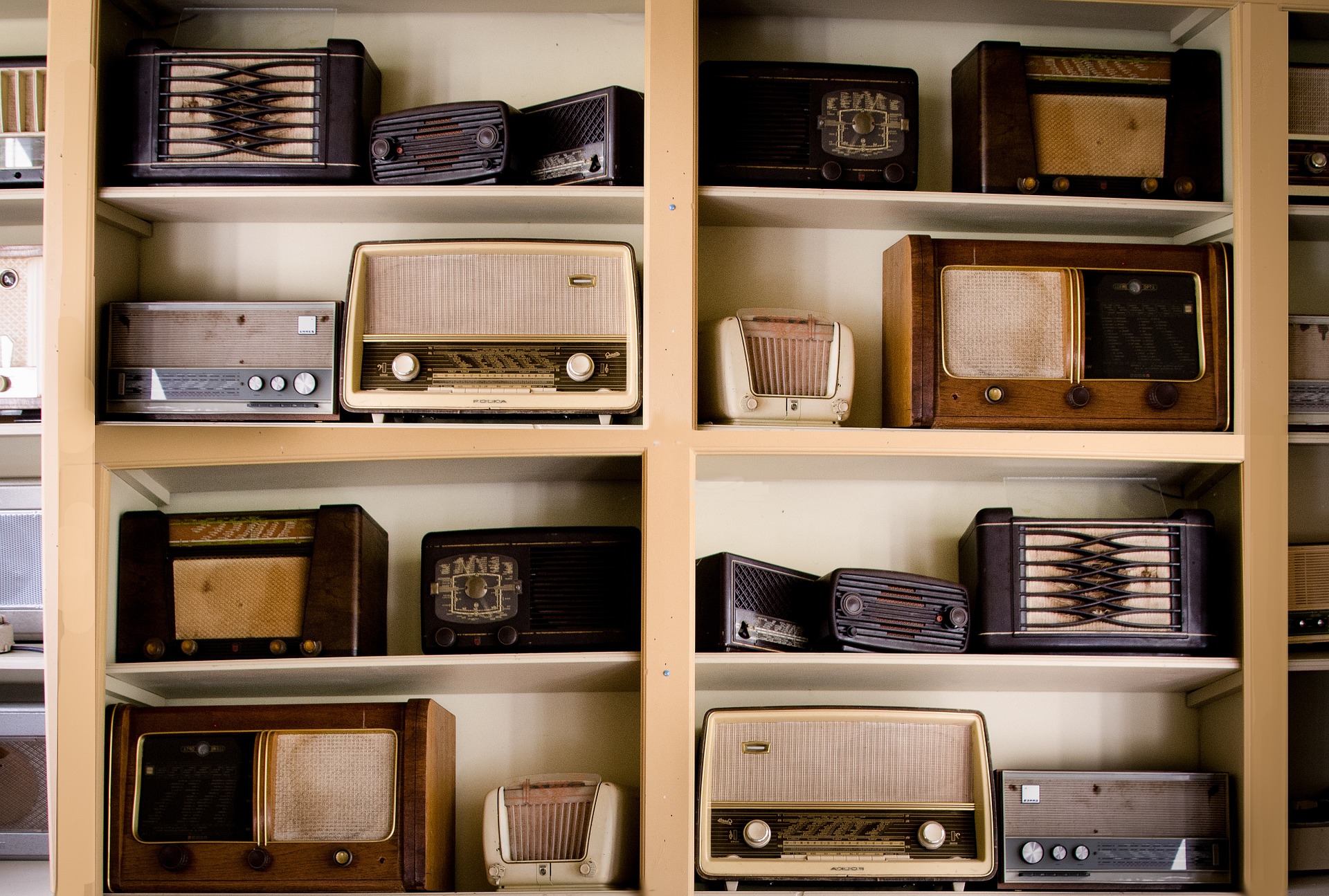Image of vintage radios