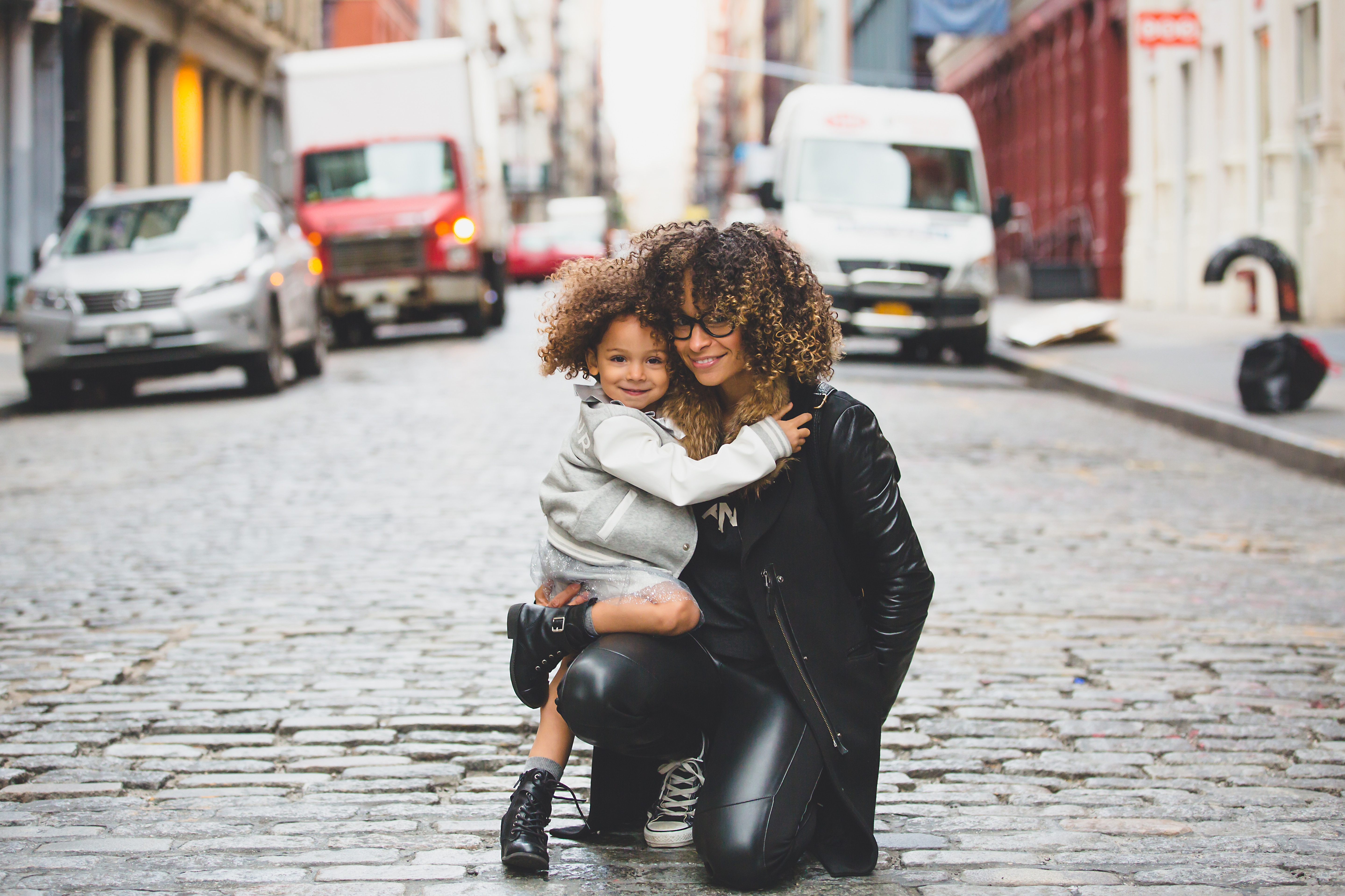 Image of a young family in the tech industry