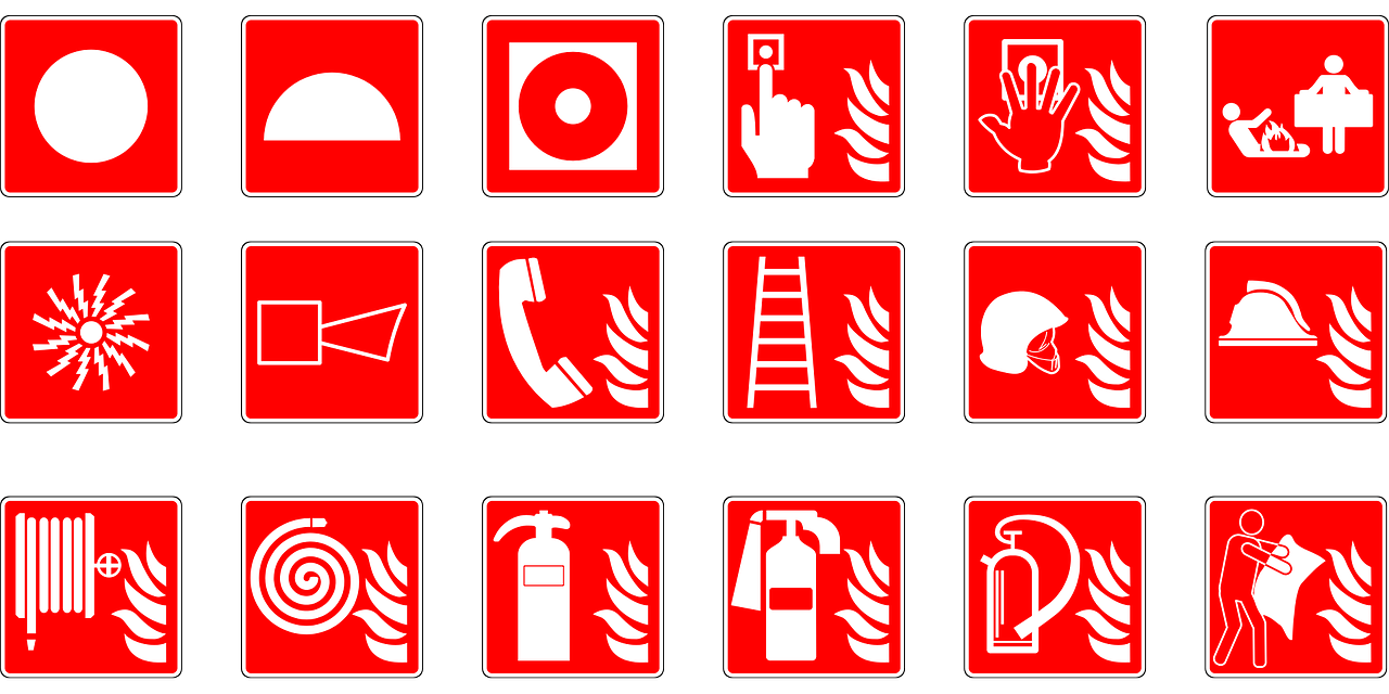Image of emergency symbols